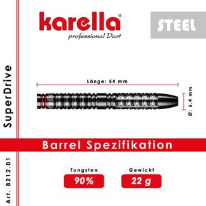 Karella Super Drive Steeldarts - Afbeelding 3