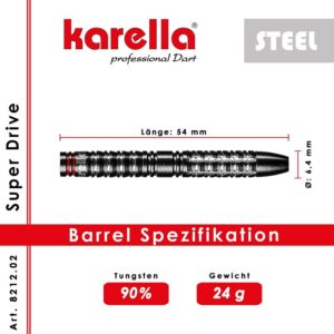 Karella Super Drive Steeldarts - Afbeelding 4