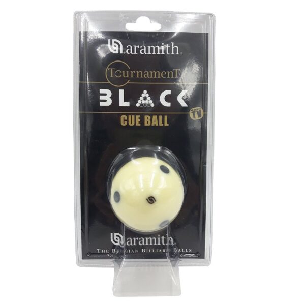 Biljartbal Aramith Tournament Black Dot 57,2mm Speelbal