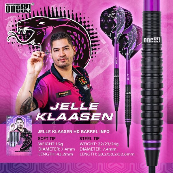 Jelle Klaasen HD Soft Tip Darts