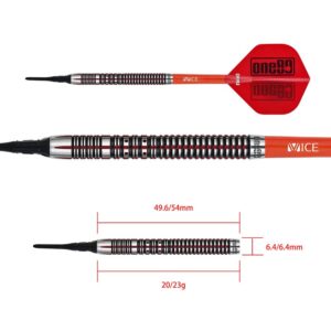 Nasir Bomba V2 soft tip darts - Afbeelding 4