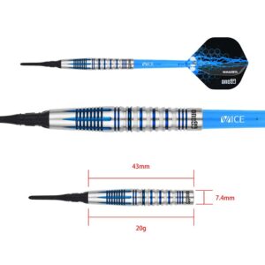 Ed Chambers "Ocelot"soft tip darts V2 - Afbeelding 4