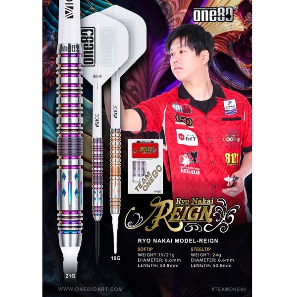 Ryo Nakai Gold Soft tip darts