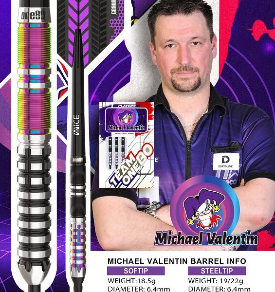 Michael Valentin Signature Dart Steeltip